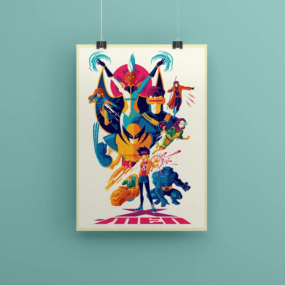 Unite the Mutants: X-Men Assemble! – Postera
